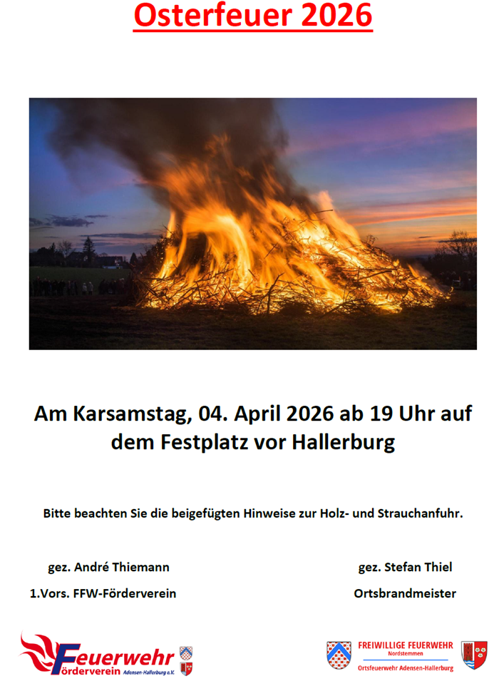 Osterfeuer 2025